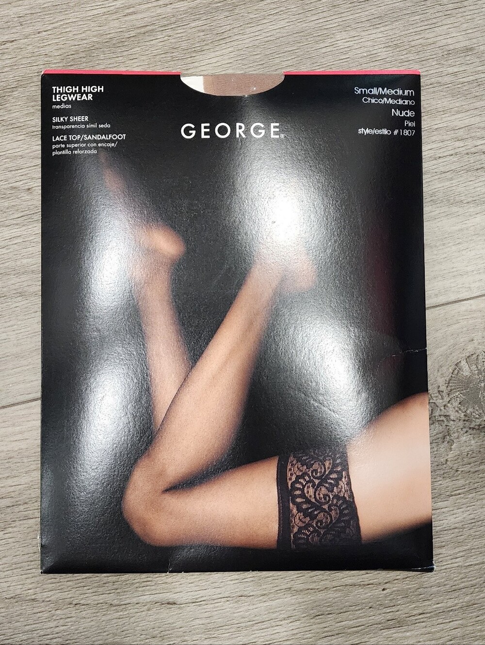 NWT George Nude Thigh High Legwear